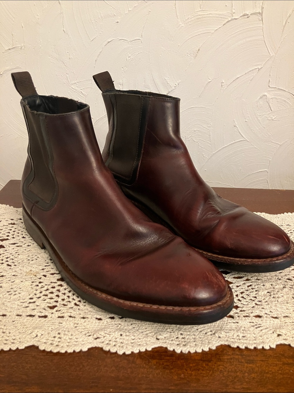 Thursday Boot Company Burgundy Chelsea Boots
